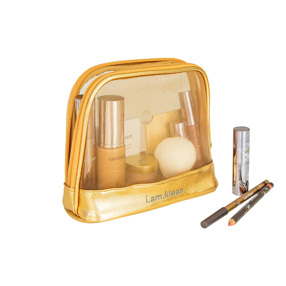 Gouden toilettasje I am klean