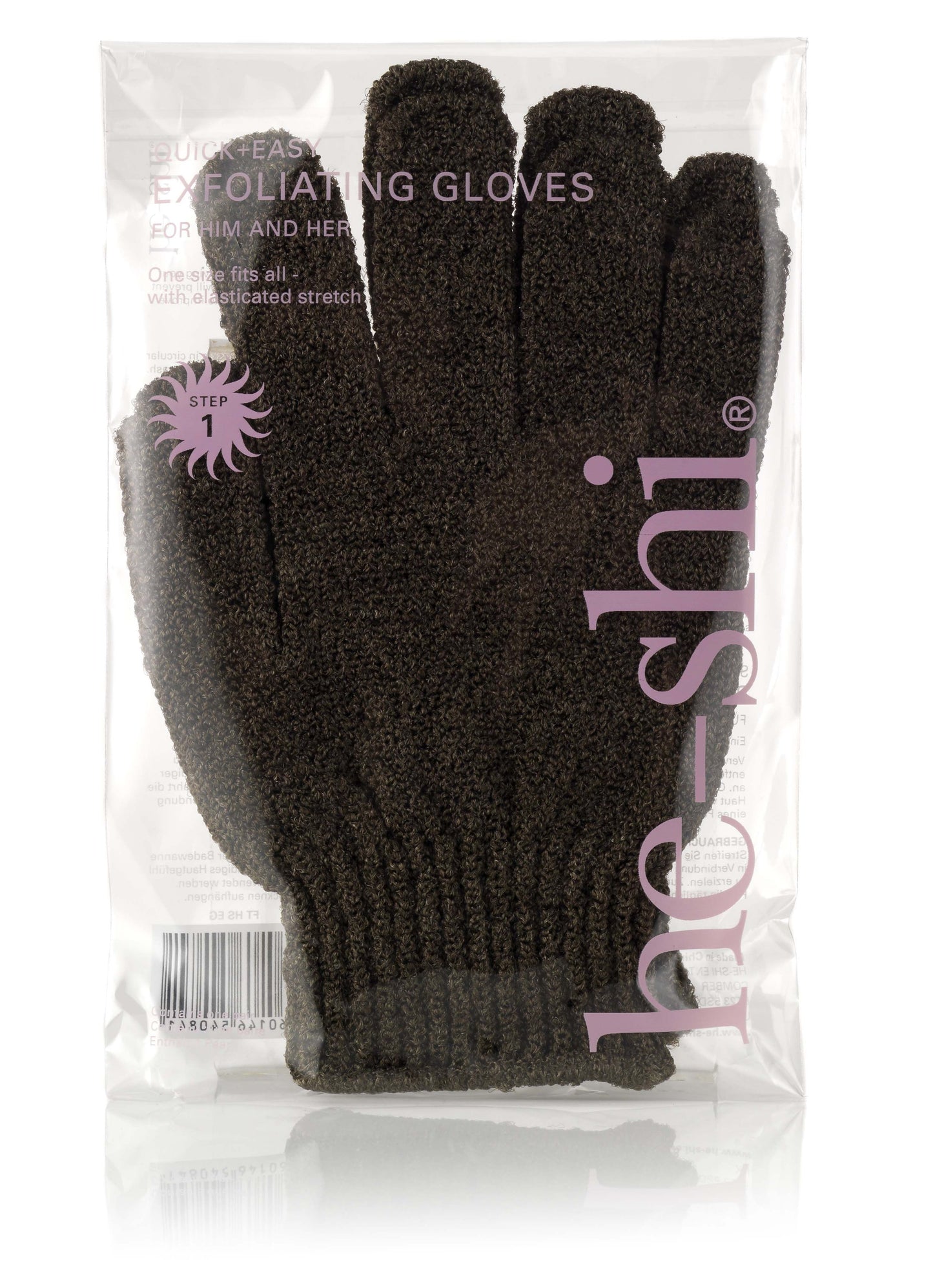 Exfoliating gloves