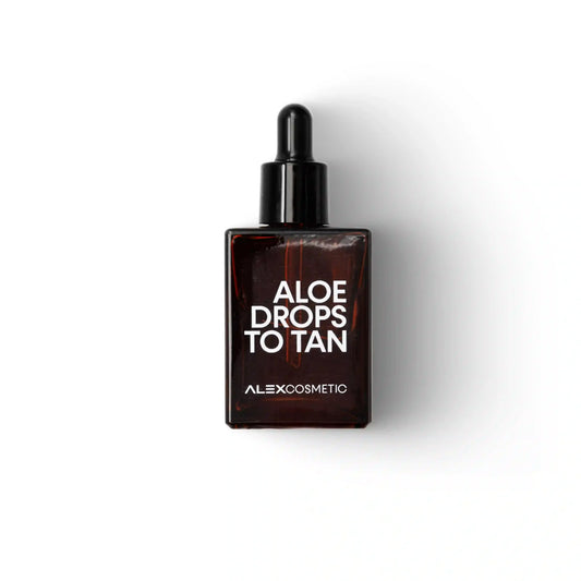 Aloe drops to tan